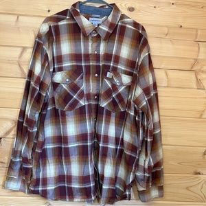 Carhartt relaxed fit mens 2XL button up dress shirt